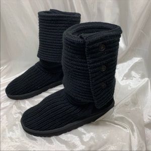 UGG knit boots.
